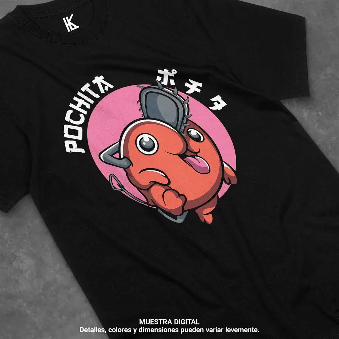 Pochita Chainsaw Man T-Shirt Denji Anime Manga Shirt Unisex Soft Tee All Sizes