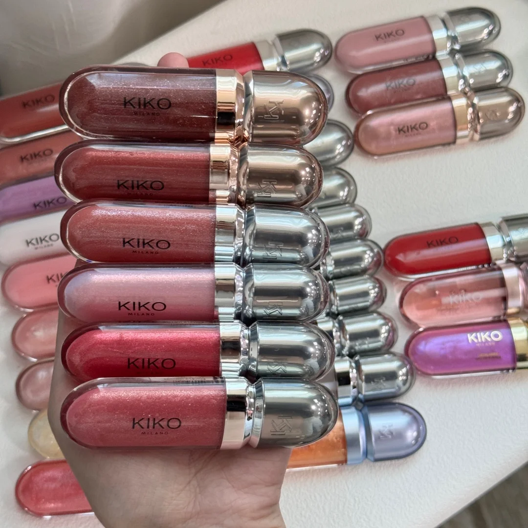 Фото KIKO Milano Kissable Lip Gloss: глянцевый блеск для губ с эффектом влажного сияния, увлажняющая масляная основа, мягкий, объемный, не липкий, стойкий блеск, подарок. №5