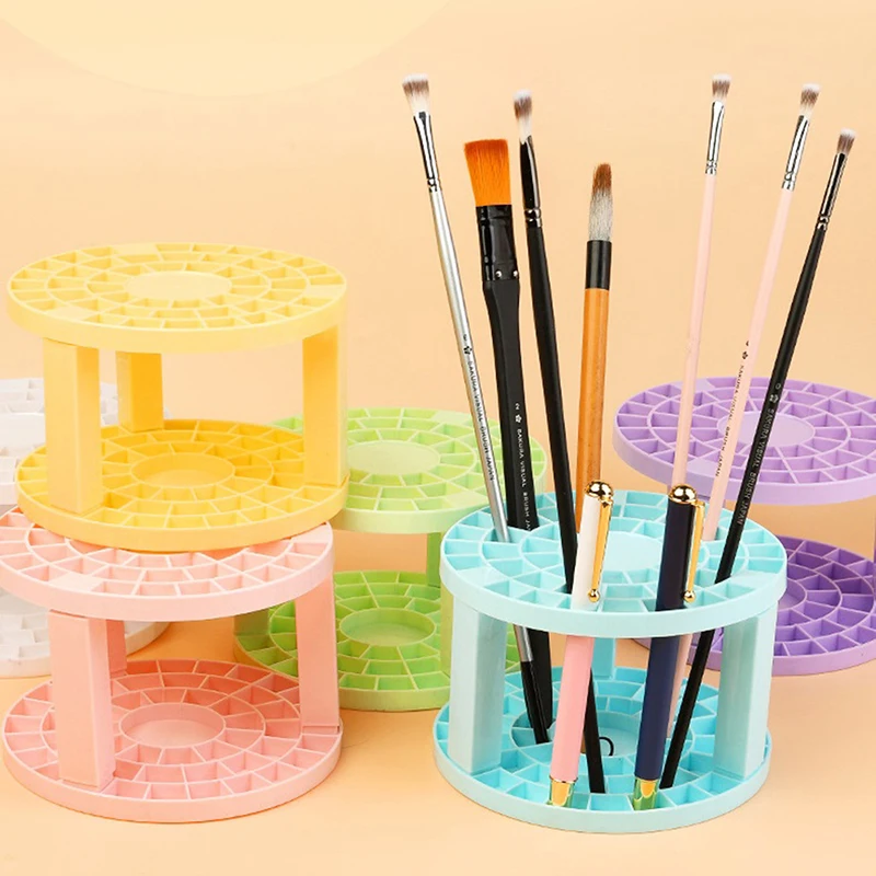 Стеллаж для косметических кистей большой емкости Многофункциональная подставка