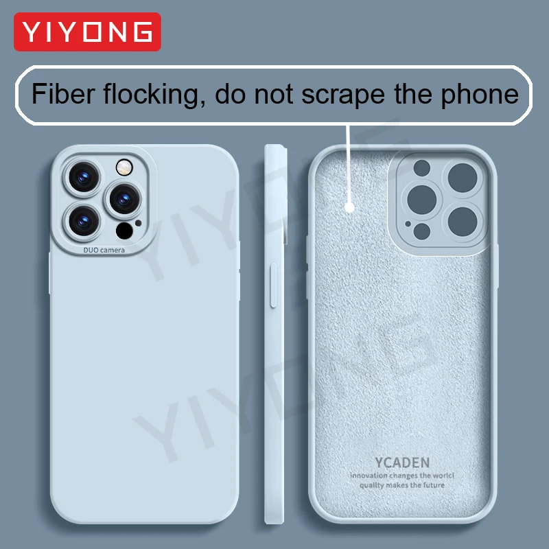 Фото Чехол S22 YIYONG Silky Feel Liquid Silicone Soft Cover для Samsung Galaxy S22 Plus S23 S24 S25 Ultra S22+ S24+ S25+ Чехлы для телефонов №5