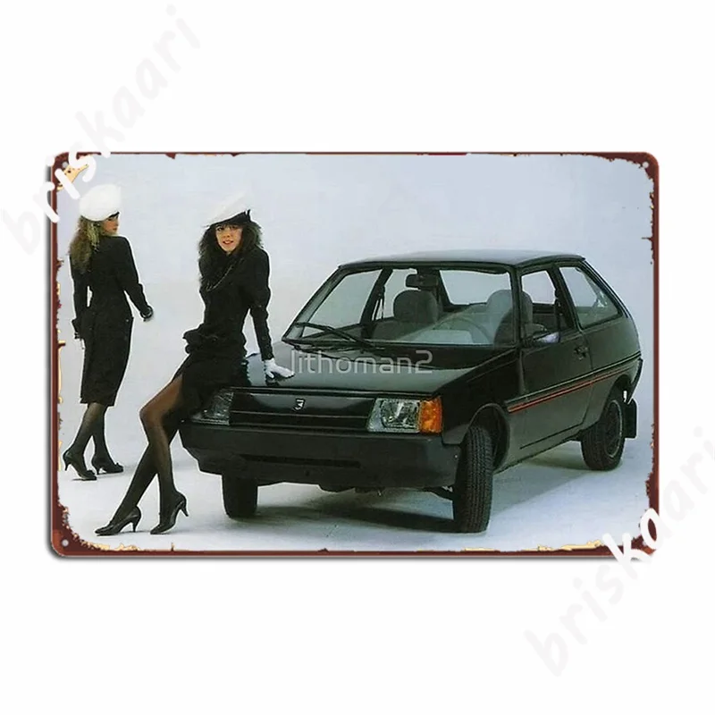 

Zaz 1102 Tavria советский субкомпактный 1990 металлические знаки паб роспись фотообои Оловянная вывеска плакаты