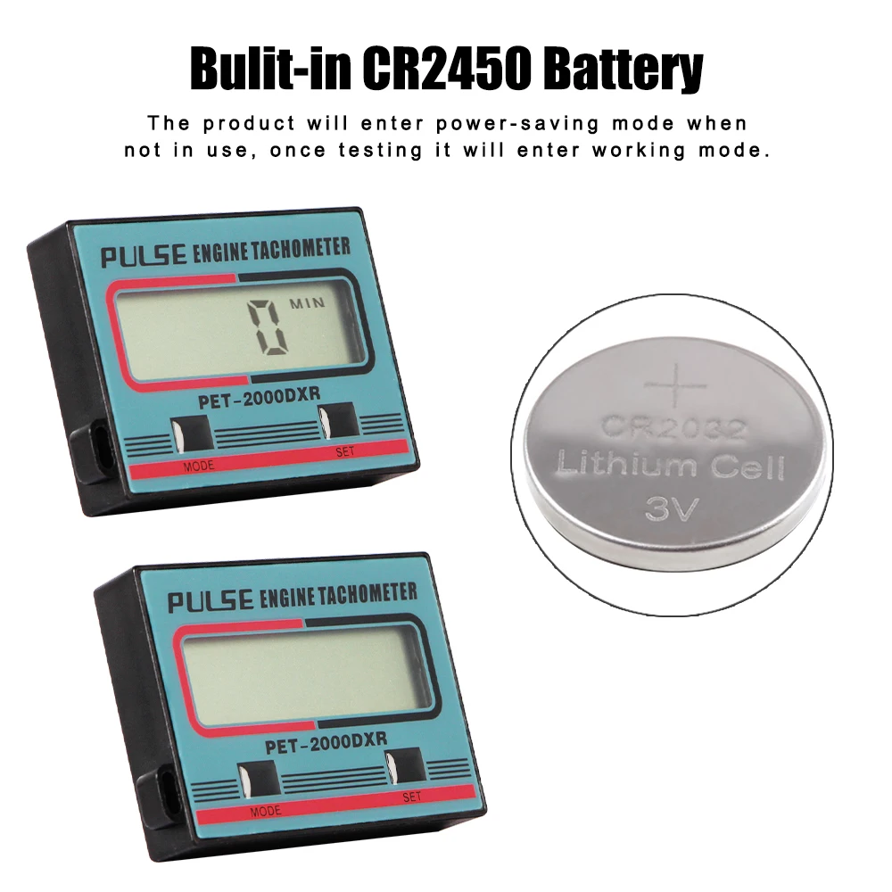 Тахометр для мотоцикла квадроцикла газонокосилки 100-30000 об./мин.