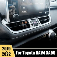 for toyota rav4 2019 2020 2021 2022 rav 4 xa50 car central control air conditioning vent outlet frame trims cover accessories
