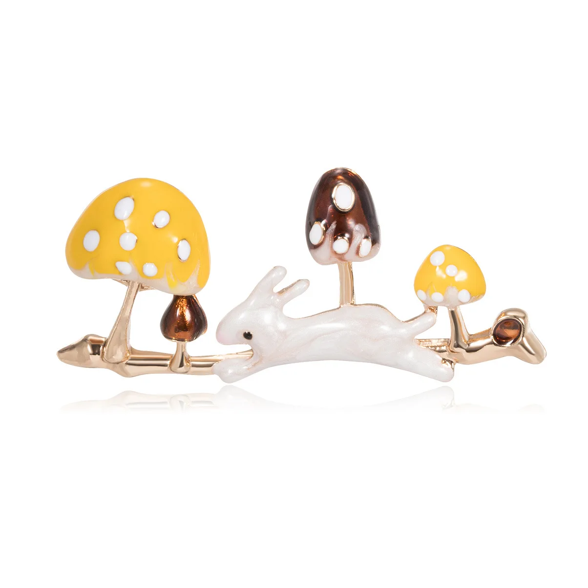 

Cute Brooch Pin For Women Kids Running Rabbit Mushroom Enamel Animal Plant Brooch Pin Lapel Badge Bagpack Jewelry Accesories