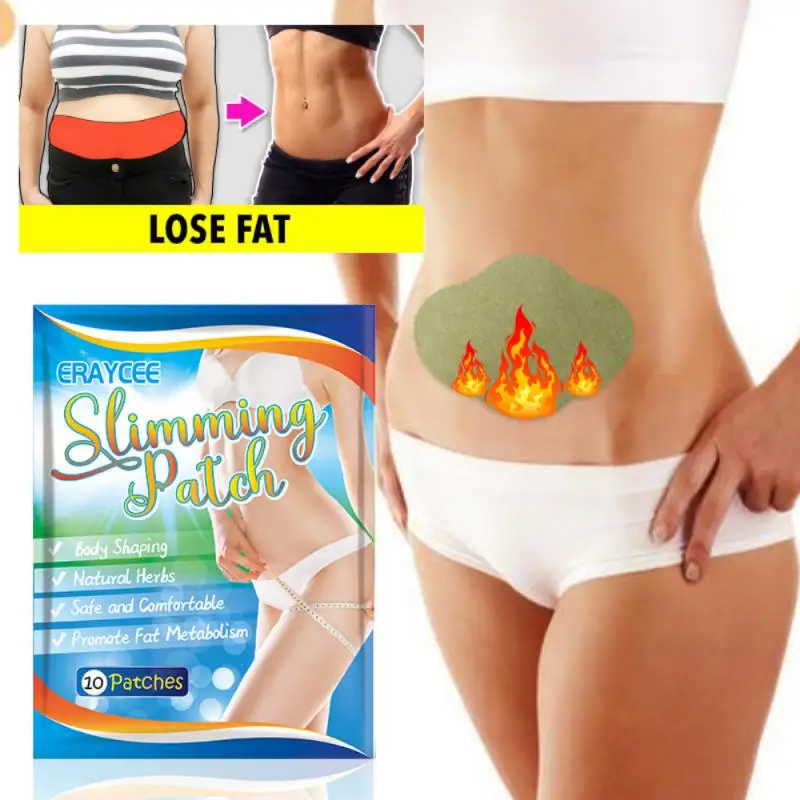 

10PCS Slimming Patch Belly Slim Patch Abdomen Lose Weight Patch Abdomen Slimming Fat Burning Navel Stick Weight Loss Slim