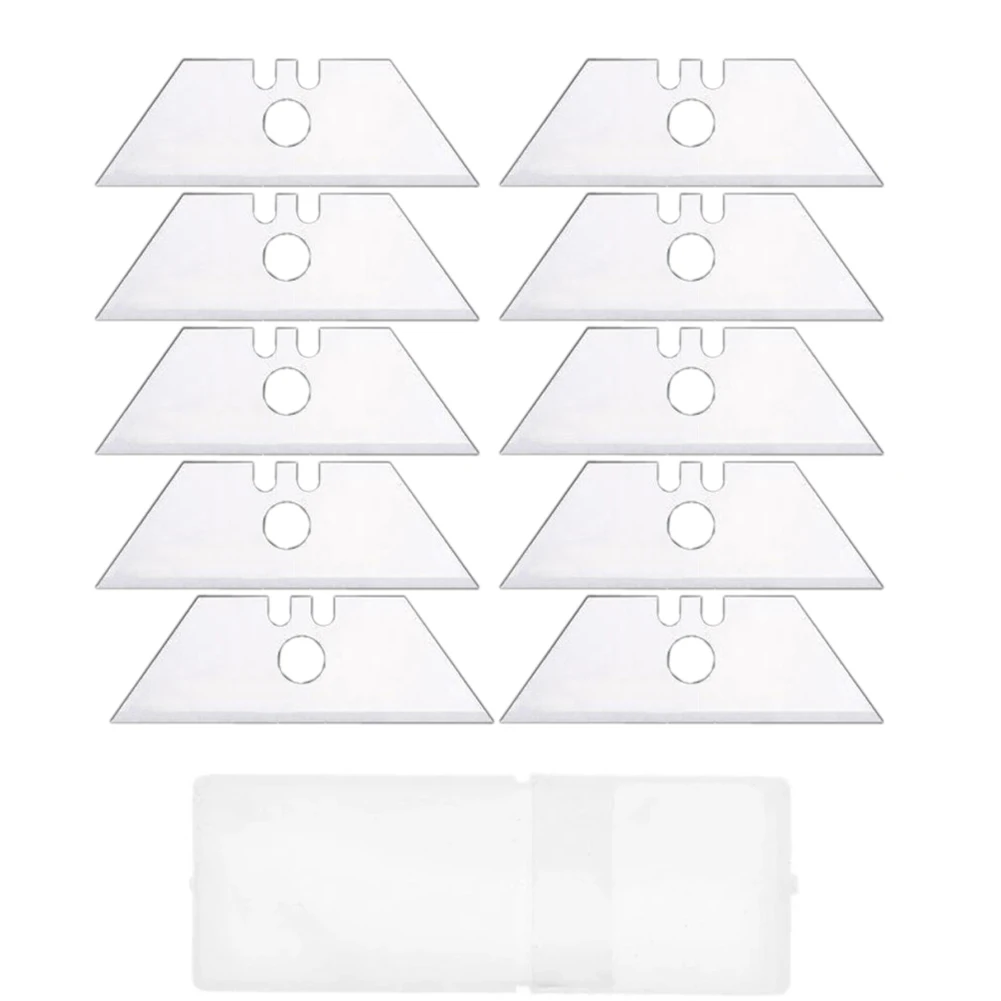 

10Pcs Set Trapezoidal Blade ReplaceIt Can Be Applied In Home Decoration, Office Supplies, Manual Cutting,paper, Plywood, Plastic