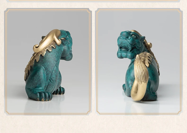 удачи ДОМ Искрытие злых духов Магазин бизнес приносить богатство деньги латунь