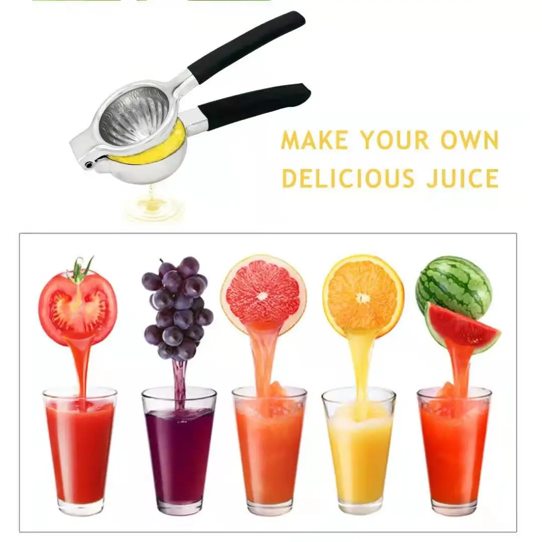 Stainless Steel Lemon Fruits Squeezer Multifunction Orange Juicer Manual Juice Squeezer Hand Pressure Juicer Kitchen Fruit Tools images - 6