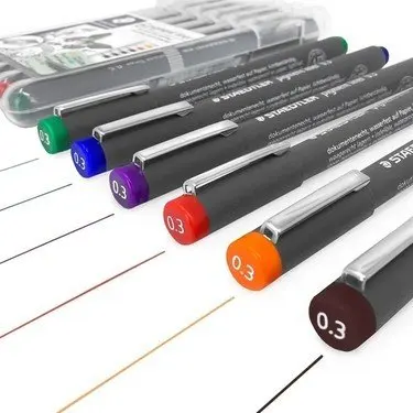 Пурпурная роликовая ручка Staedtler 308 03-6 0 3 мм 1 шт. | Канцтовары для офиса и дома