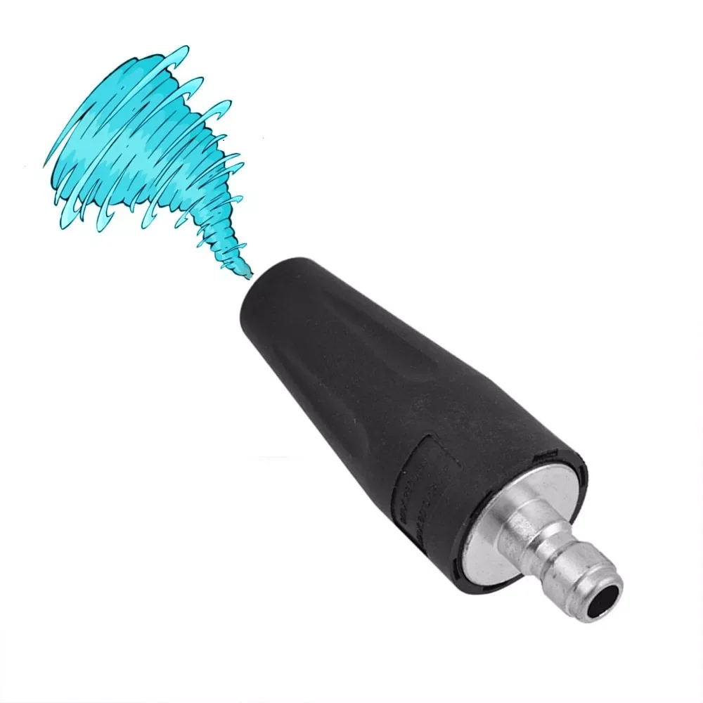 

Pressure Rotating Turbo Nozzle Sprayer With 1/4" Quick Connector Plug Washer Cleaning Accessory Tool