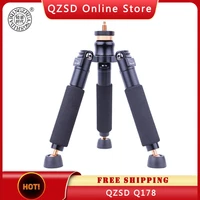 qzsd q178 aluminium alloy mini camera tripod stand mount for digital camera webcam phone dv tripod 250mm height table tripod