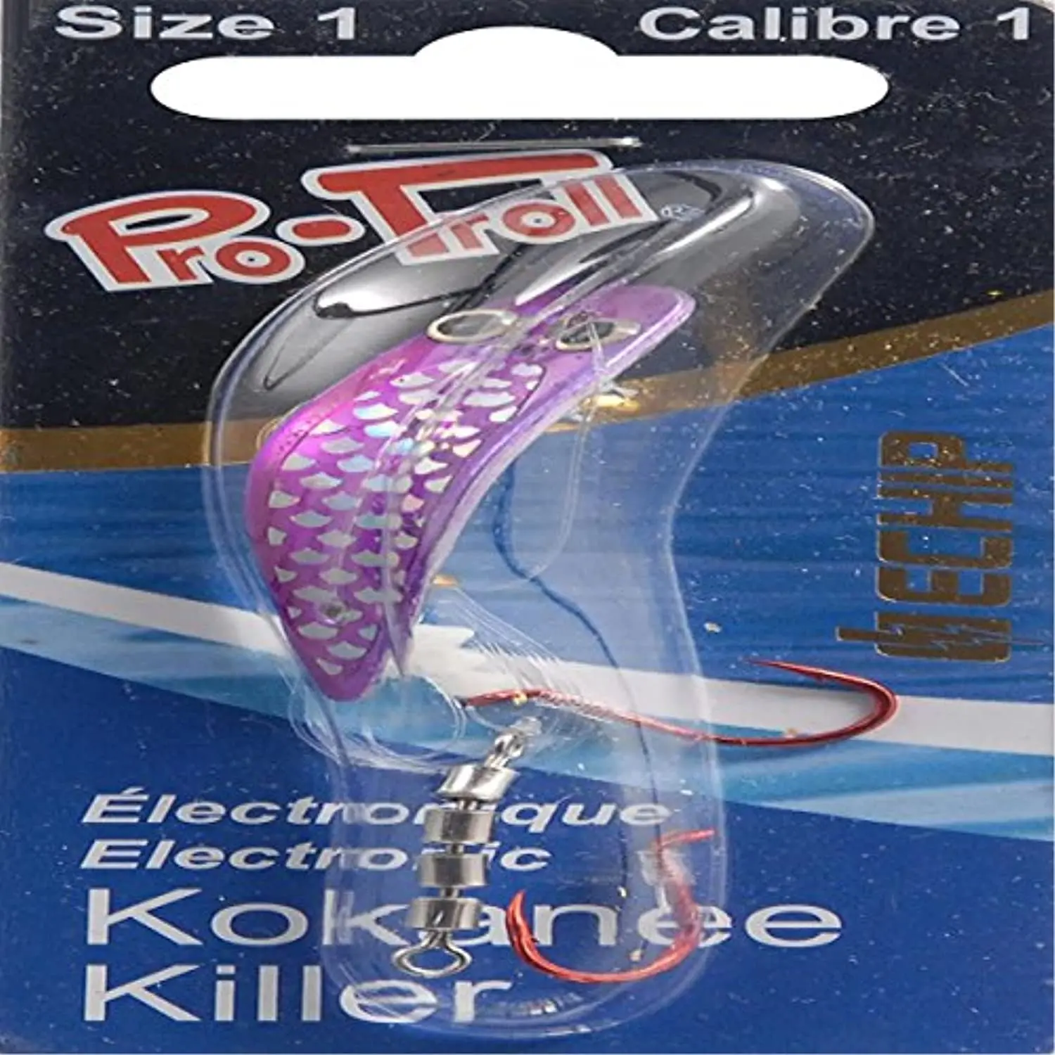 

Isca de pesca Kokanee Killer, 2,5 cm, roxo