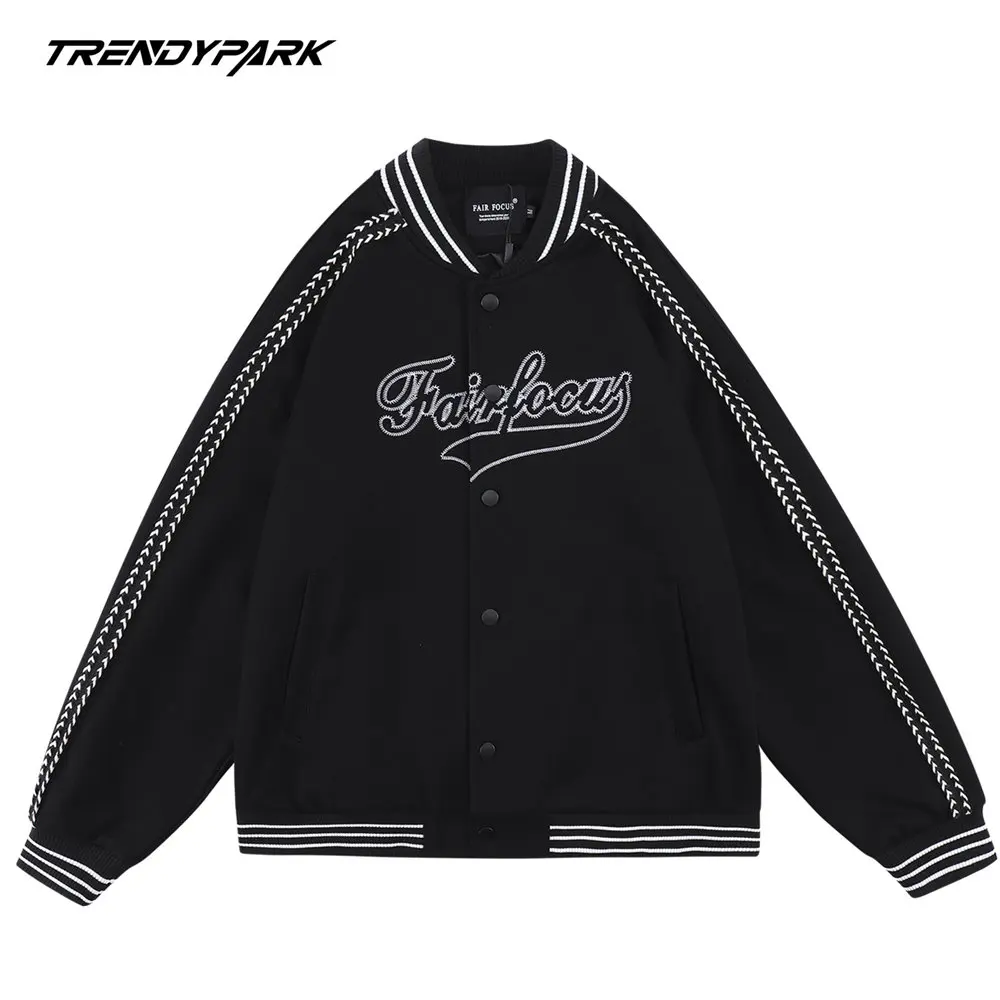 

AAAAMen's Jacket Vintage Letters Embroidery Motorcycle Jackets for Men 2022 Autumn Harajuku Streetwear Casual Pu Faux Leather
