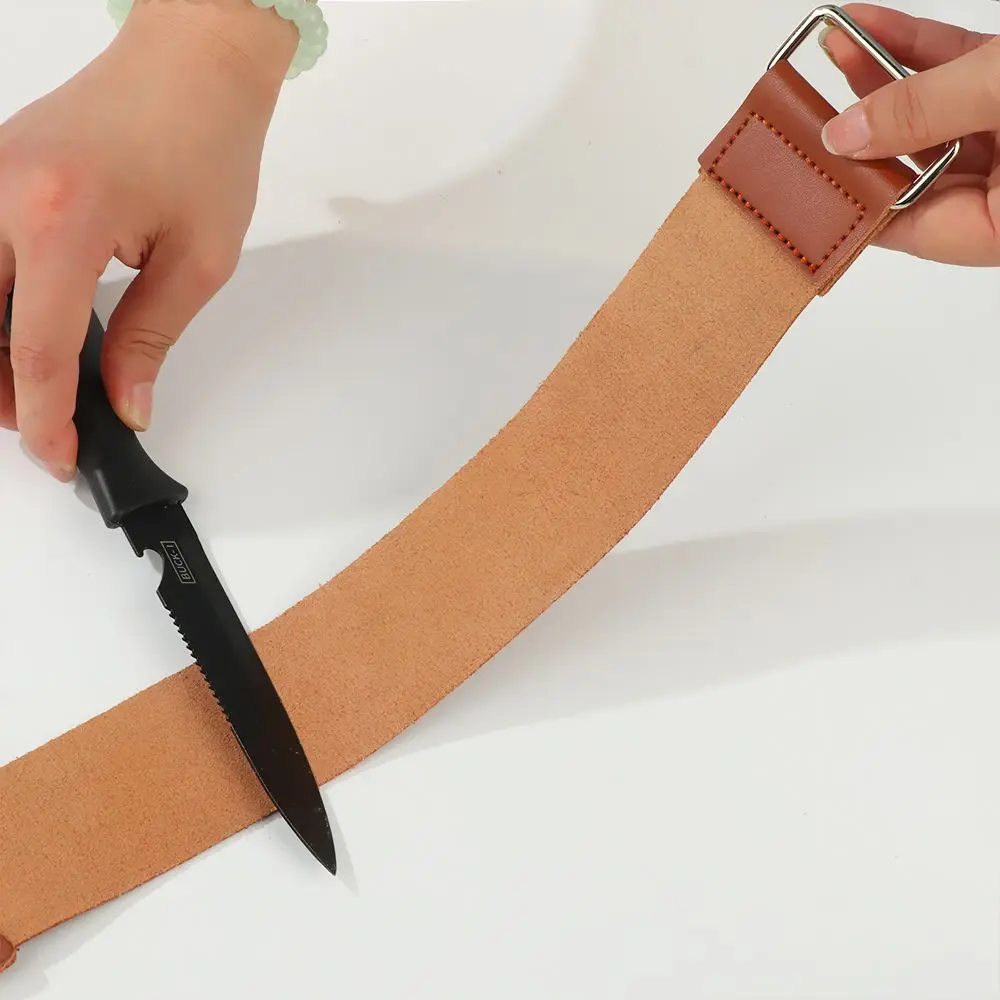 

New Tools Folding Home Strop Strap Sharpening Belt Barber Accessory Abrasive
