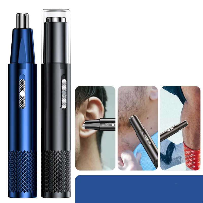 

2023 Fashion New Shaving Nose Ear Trimmer Safe Face Care Rechargeable Nose Hair Trimmer for Men Shaving Hair Removal Razor Beard
