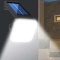 solar led lights outdoor motion sensor for garden sunlight spotlights wall smart lamps panel rotated 180 degrees waterproof