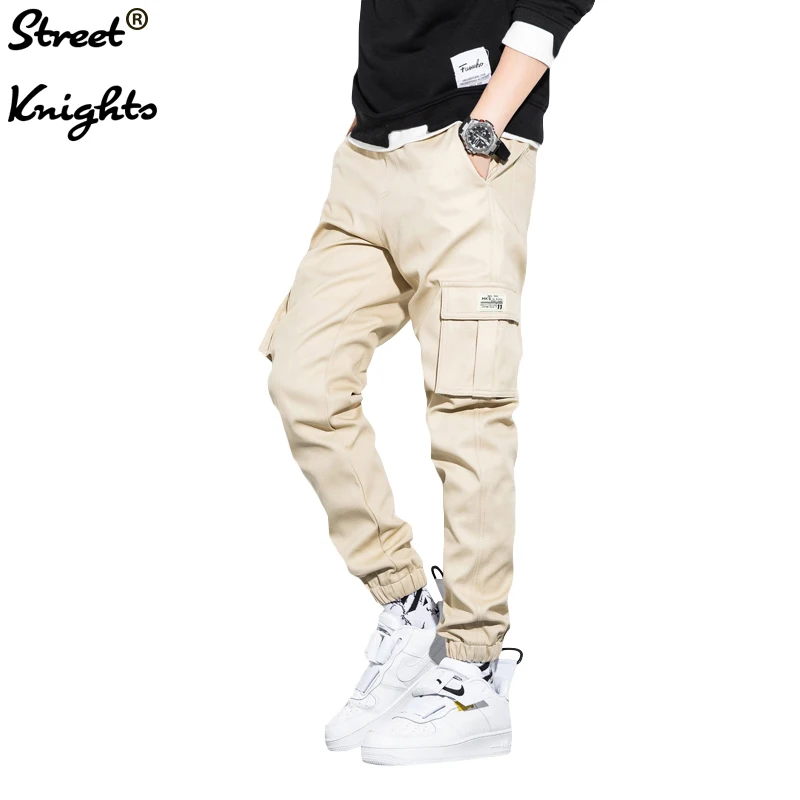 

Streetwear Men's Multi Pockets Cargo Harem Pants Hip Hop Casual Male Track Pants Joggers Trousers Fashion Harajuku Men Pants