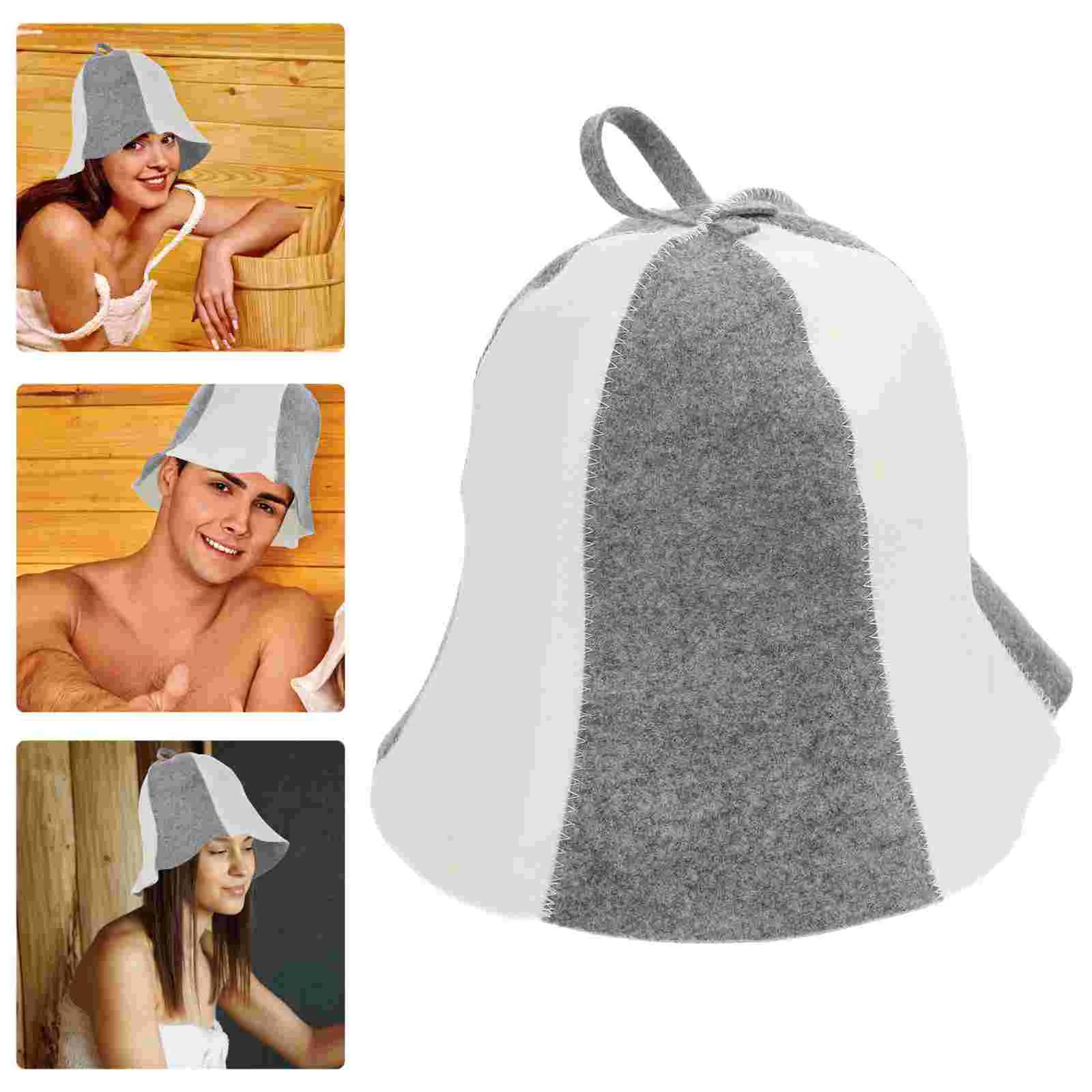 

Russian Bath Hat Ukraine Hat Russian Sauna Cap Russian Hat Felt Sauna Hat Hair Reusable Sauna Hat Russian Spa Hat