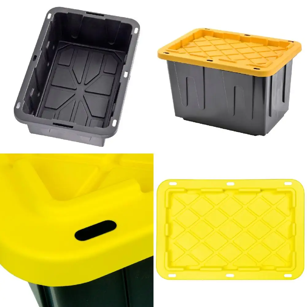 

Великолепный, прочный, стильный, в 4 упаковках. Пластиковая сумка для хранения с черным дном и Защелкивающейся Крышкой для простоты организа...