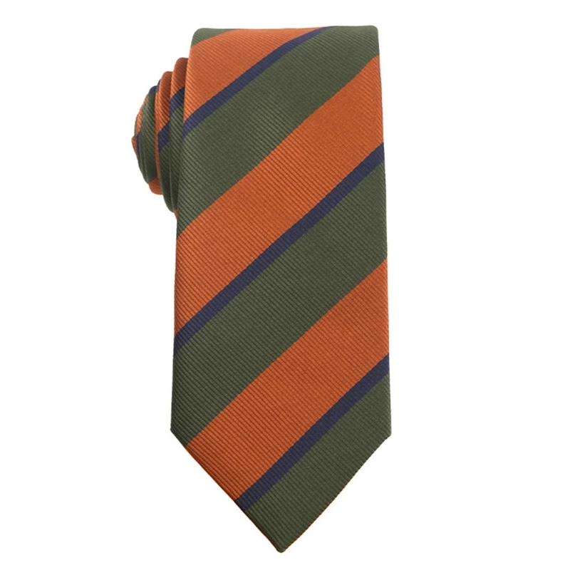 Мужской и женский винтажный полосатый галстук с цветочным принтом новинка