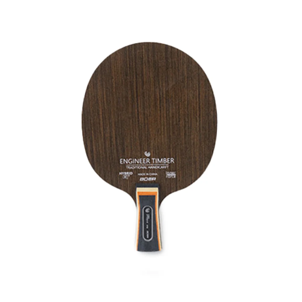 

Table Tennis Racket Bottom Plate 5 Ply Ping Pong Blade Long Handle Super Hard Ebony Dalbergia Sport Accessories