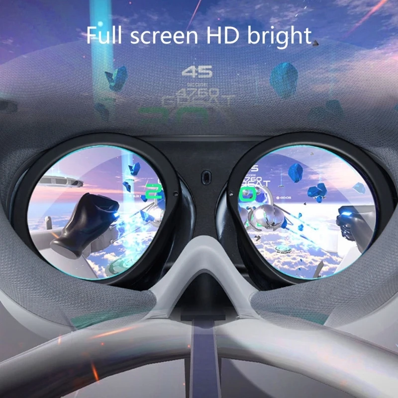 Защитная пленка для экрана очков гарнитуры Pico 4 VR пленки линз Прозрачная мягкая