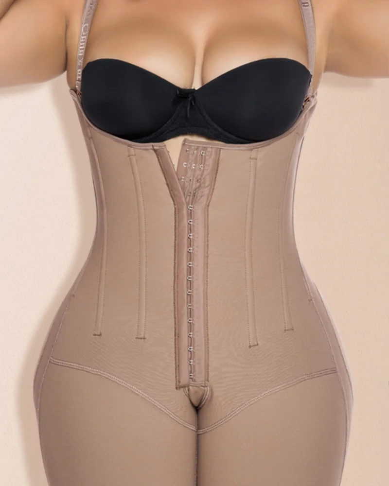 HIGH COMFORT POST-SURGICAL FAJAS BUST SUPPORT WITH MIDDLE CLOSURE Postpartum Breastfeeding Bodysuit