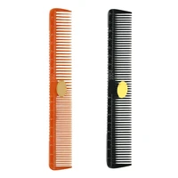 q1qd professional hair cutting comb with measure scale fine teeth double sided hairbrush salon styling hairdressing tool