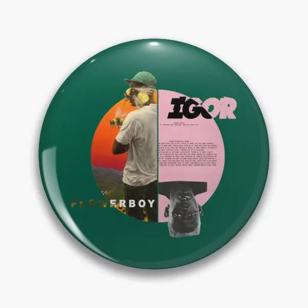Igor X Flower Boy Мягкая пуговица булавка для шляпы воротник брошь модный подарок декор