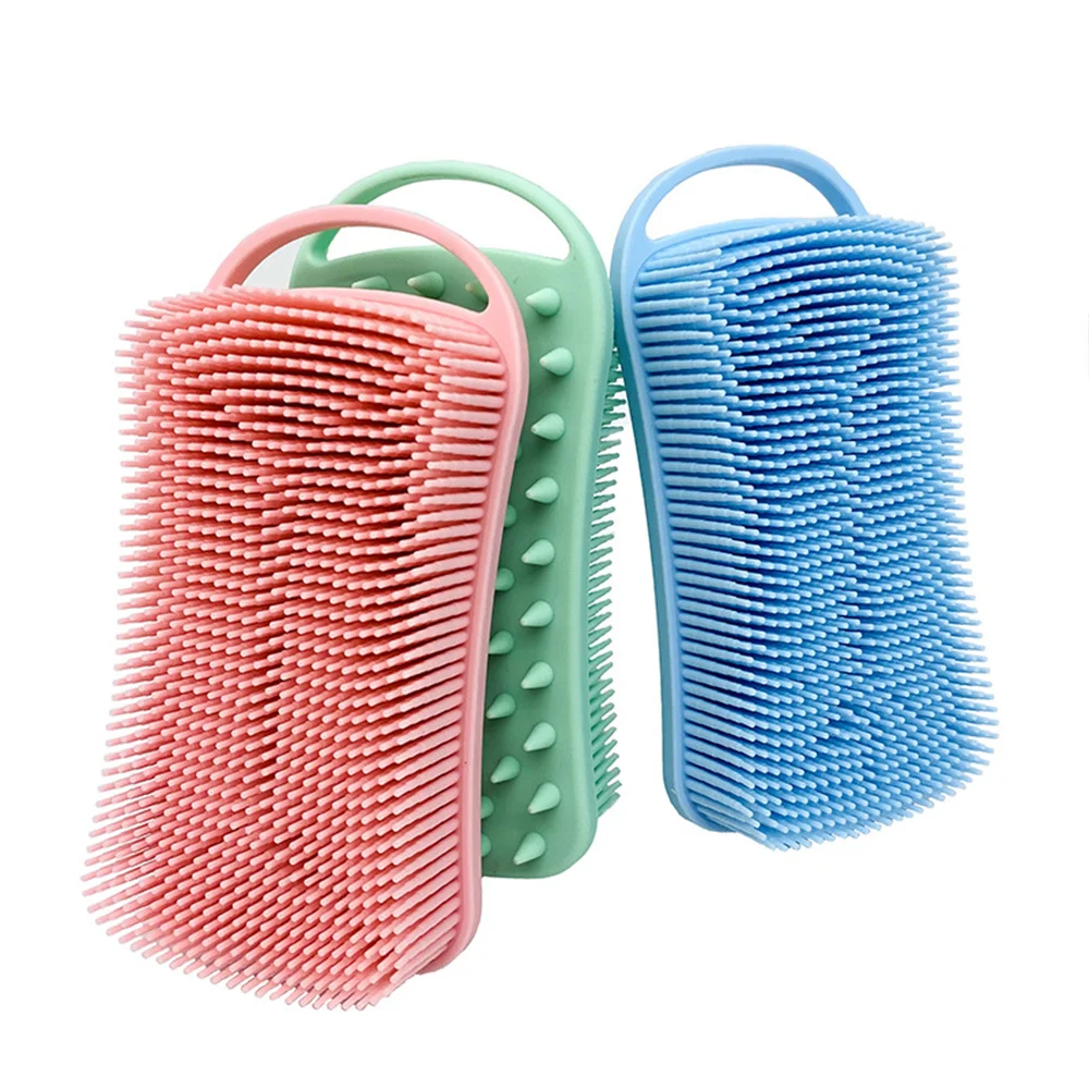 

Camouflage Towel Bath Brushes Hook Type Silicone Foot Wash Brush Double-sided Camouflage Scrub Back Towel Shampoo Bath Brush