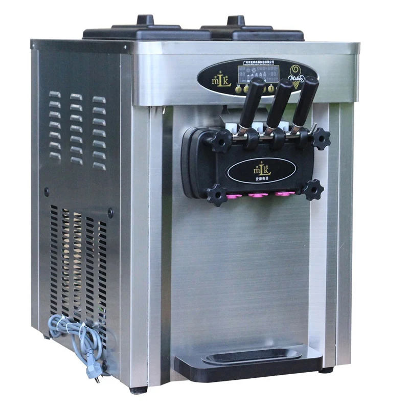 

Counter Top Commercial Ice Cream Machine For Sale With Three Flavors