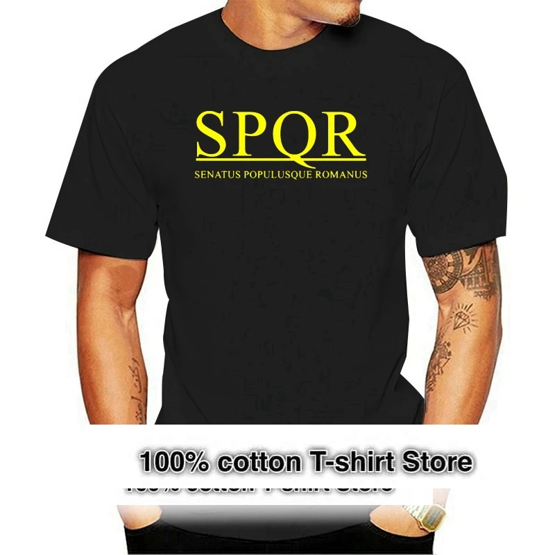 

Men's T-shirt Cool Roma Spqr S.P.Q.R. T0685 3D Printed Tee Shirts Top Quality Short Sleeve Tees