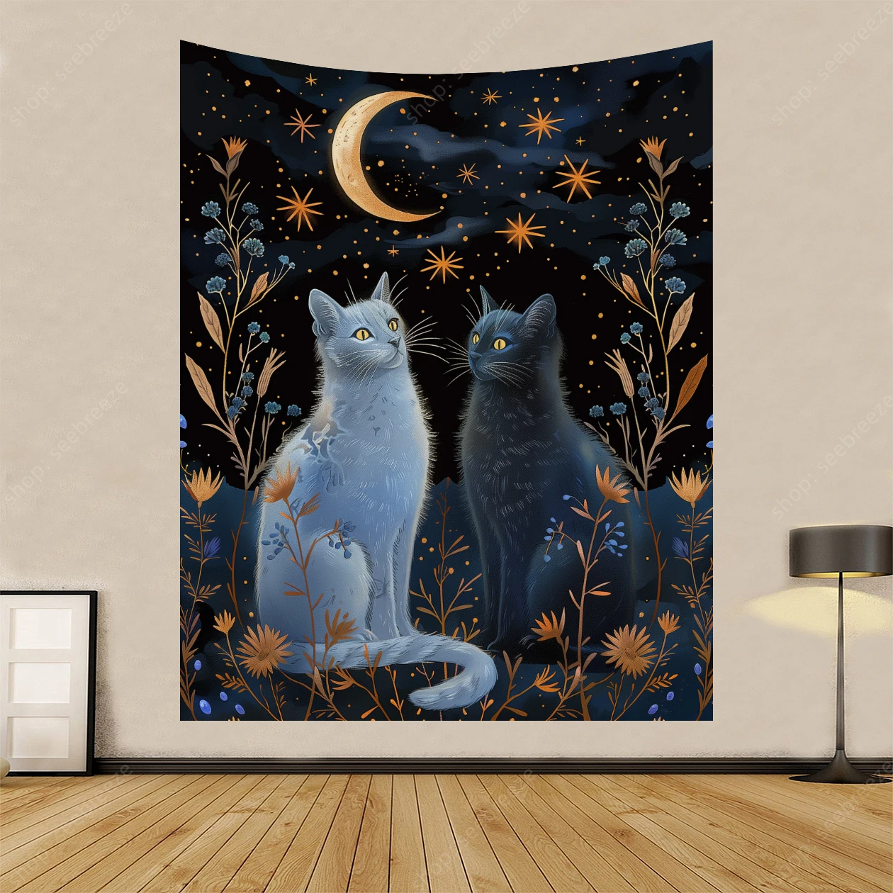 

Кошачий гобелен 100% полиэстер