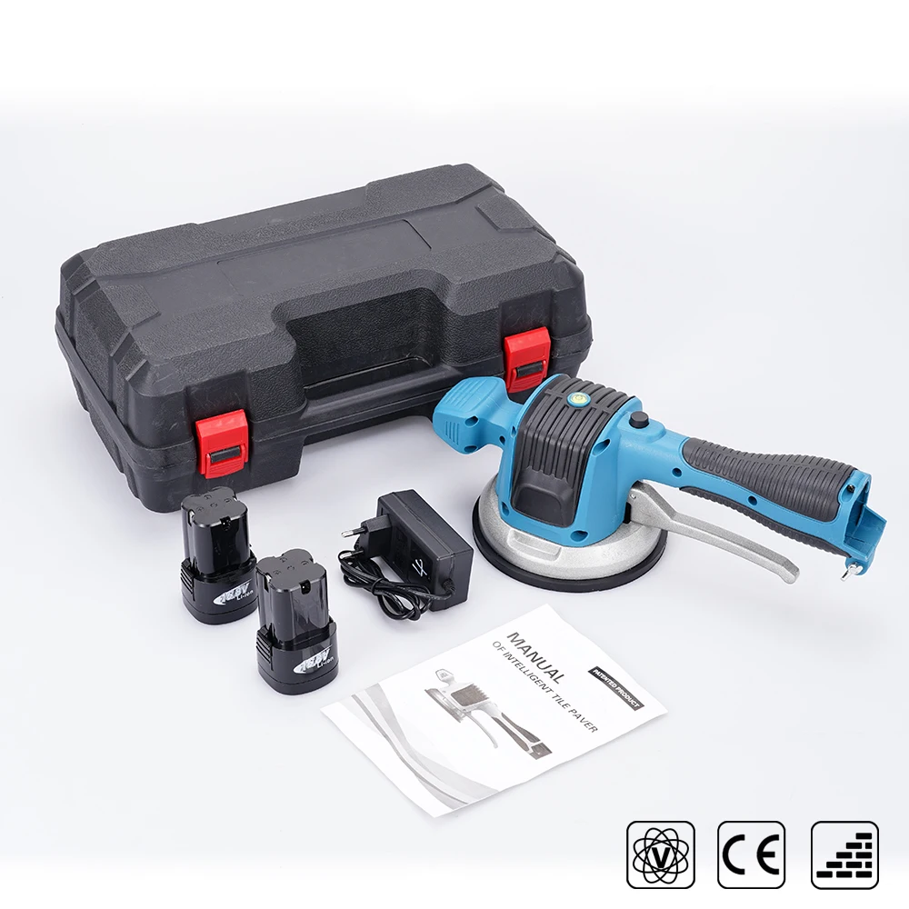 Cordless Tile Tiling Machine Adjustable Vibration Frequency Bricklaying Machine For 16.8V Makita Battery Automatic Tools