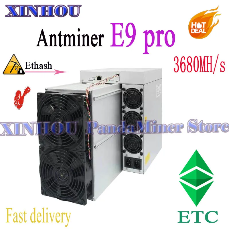 

Bitmain Antminer E9 Pro Майнер 3680MH/s ASIC и др. Майнинг лучше, чем E3 iвашей V1 X1 Innosilicon A11 JASMINER X16