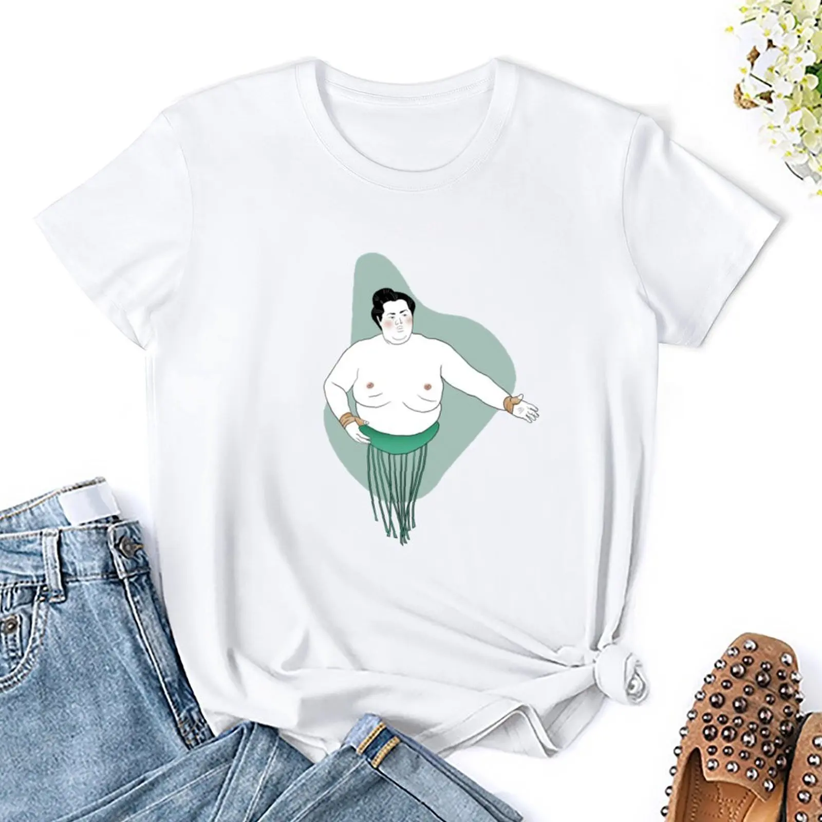 Футболка Sumo - Rikishi Kotonowaka женская одежда блузка винтажная футболки для женщин