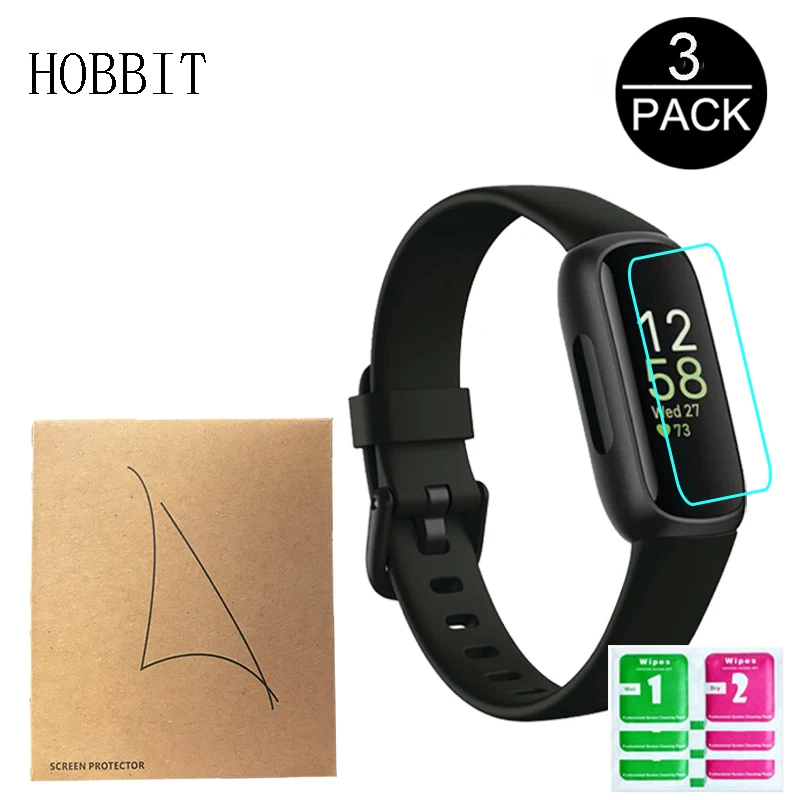 

Защитная пленка для смарт-часов Fitbit Inspire 3 Inspire3, мягкая Гидрогелевая пленка из ТПУ, прозрачная защитная пленка HD, не стекло, 3 шт.