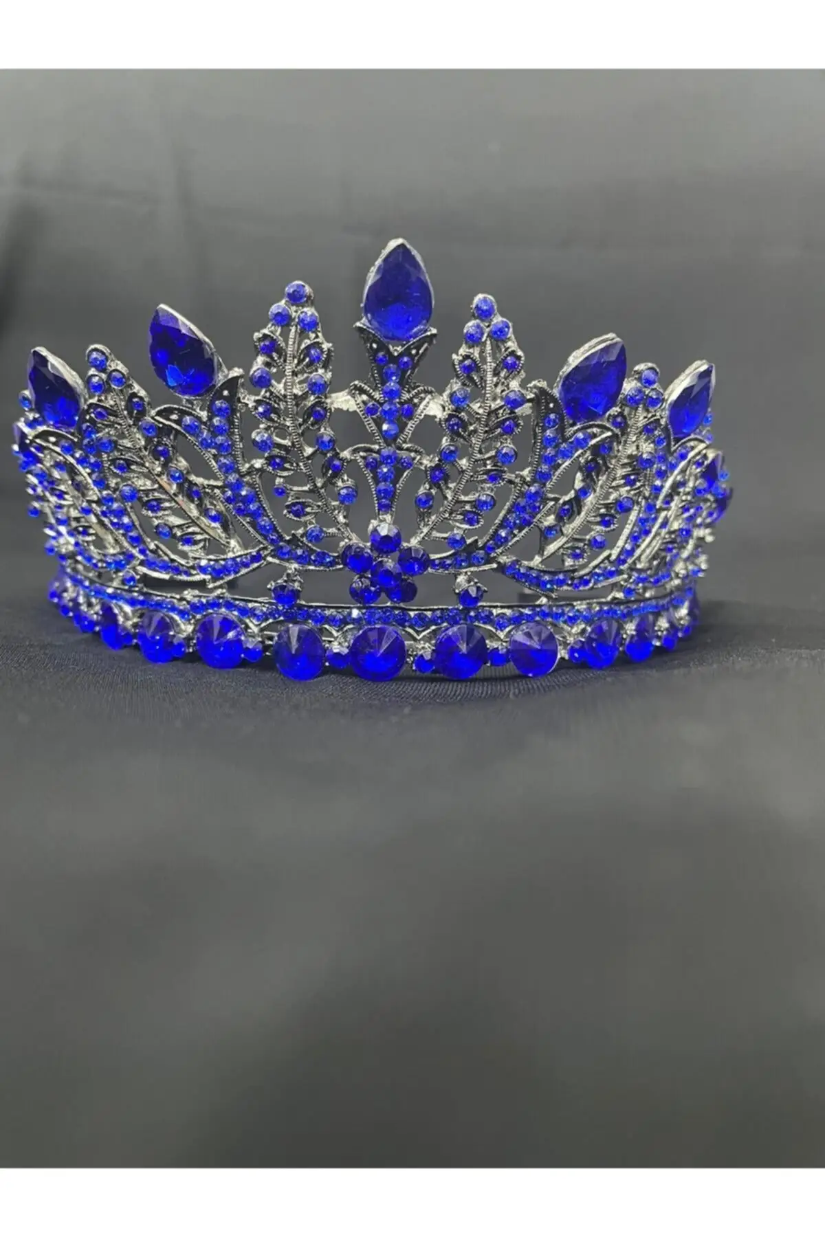 

Bridal Accessories 3D Blue Bridal Crown Wedding Handmade For Bride And Bridesmaids