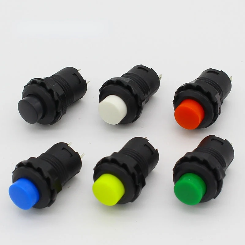 

30pcs 12mm Lock Latching OFF- ON Push Button Switch maintained fixed pushbutton switches