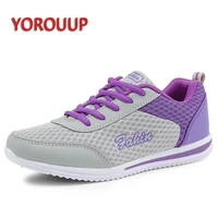 2022 autumn shoes women sneakers loafers mesh breathable casual flat shoes lace up summer running shoes for woman female shoes
