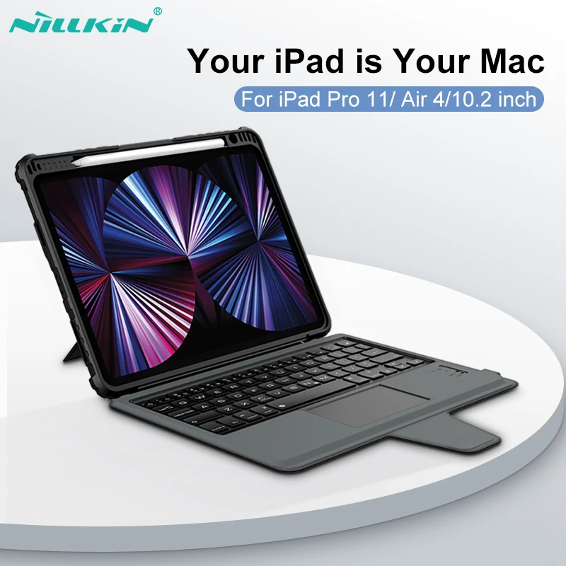 Чехол NILLKIN для iPad Pro 11 2021/2020 чехол Bluetooth клавиатура 9 поколение сенсорная панель с