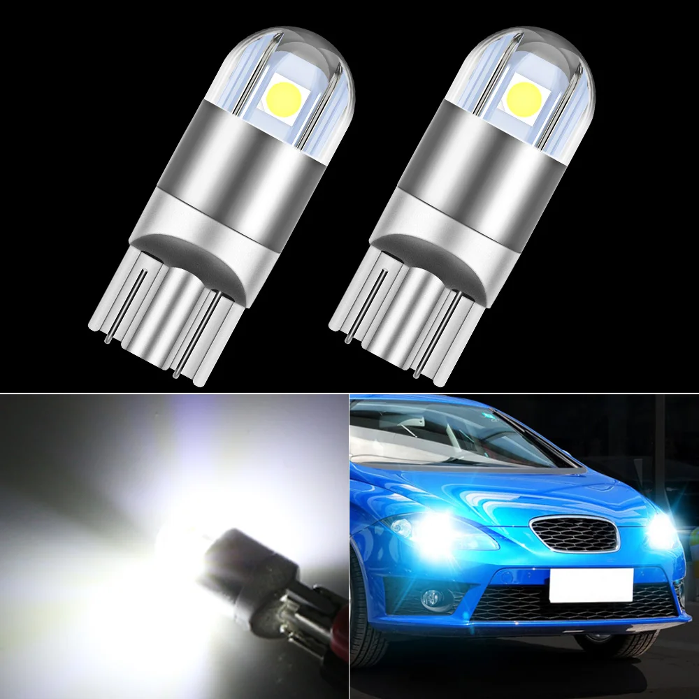 2pcs LED Clearance Light Bulb Lamp W5W T10 Canbus For Seat Ibiza 2 3 MK2 MK3 MK4 6L 6K Leon MK1 1M 1P Toledo Inca Altea Alhambra