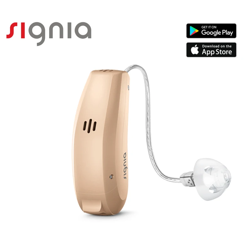 

Siemens Signia Pure10 1Nx Mini Hearing Aids 16 Channel Programmble Hearing Aid Double Noise Cancellation Ear Care App Control