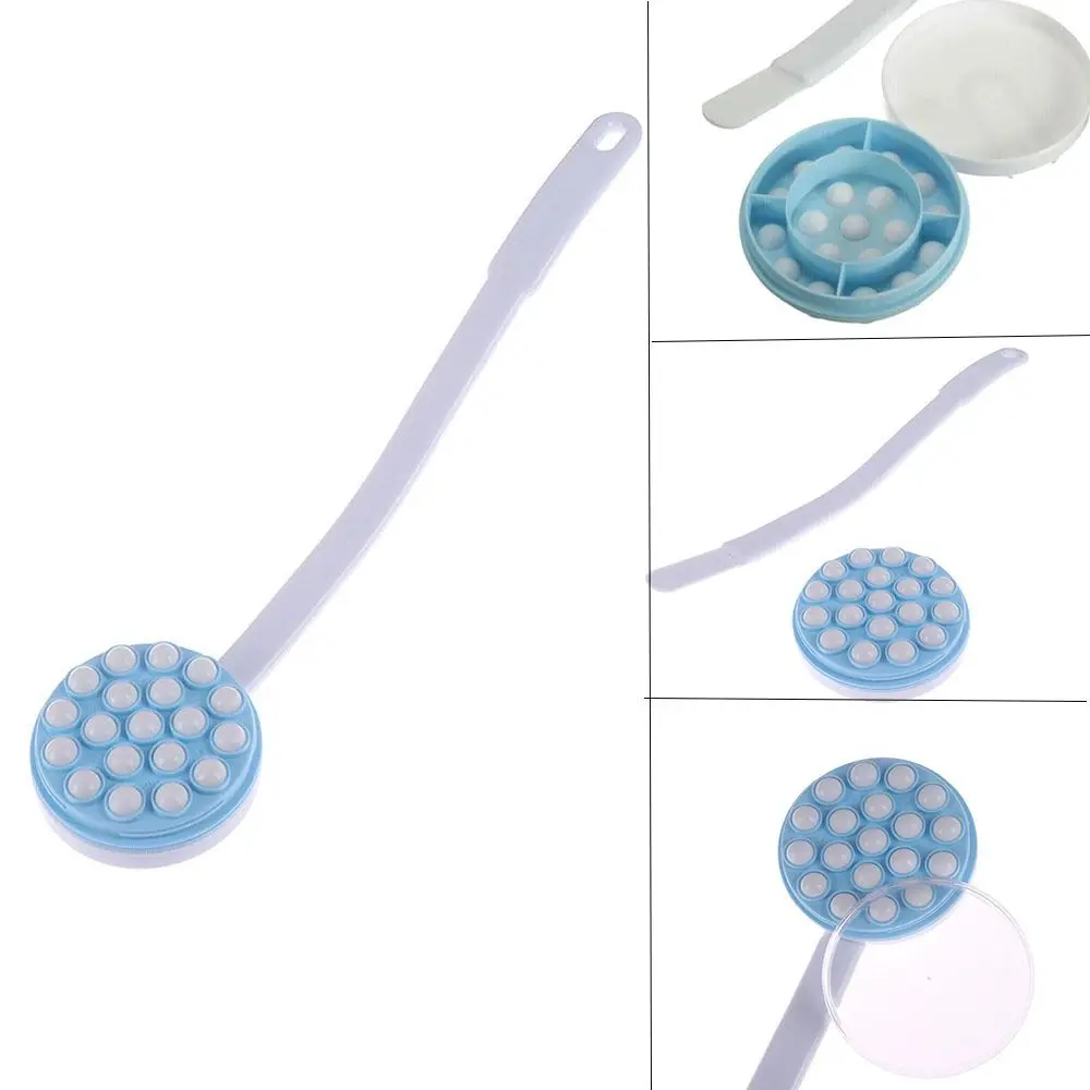 

Brush Multi-functional Bath Applicator Massager Cream Body Comfortable Back Bath Long Lotion Scrubber Brush Handle