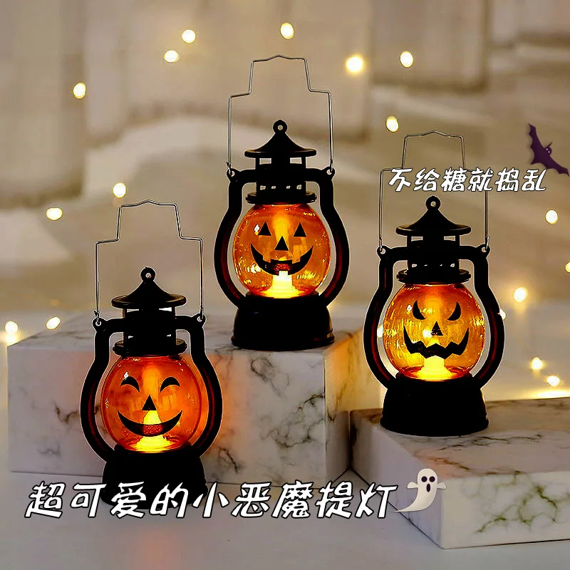 Светодиодный мини-светильник для Хэллоуина подвесные украшения праздничный