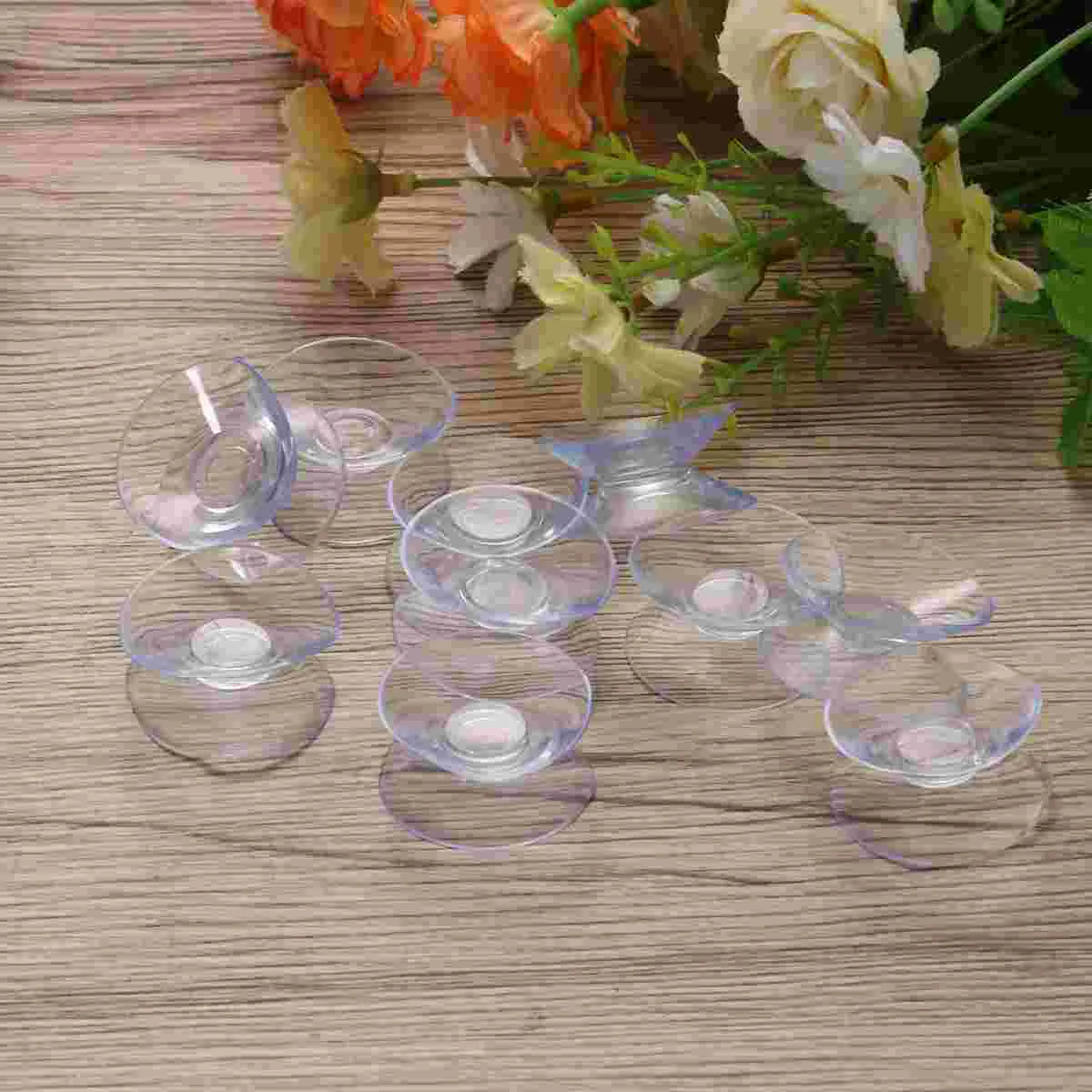 

Suction Cups Sucker Sided Double Pads Cup Hooks 30Mm Table Dual Side Hanger Window Clear Pad Heavy Duty Spacers Hook Anti