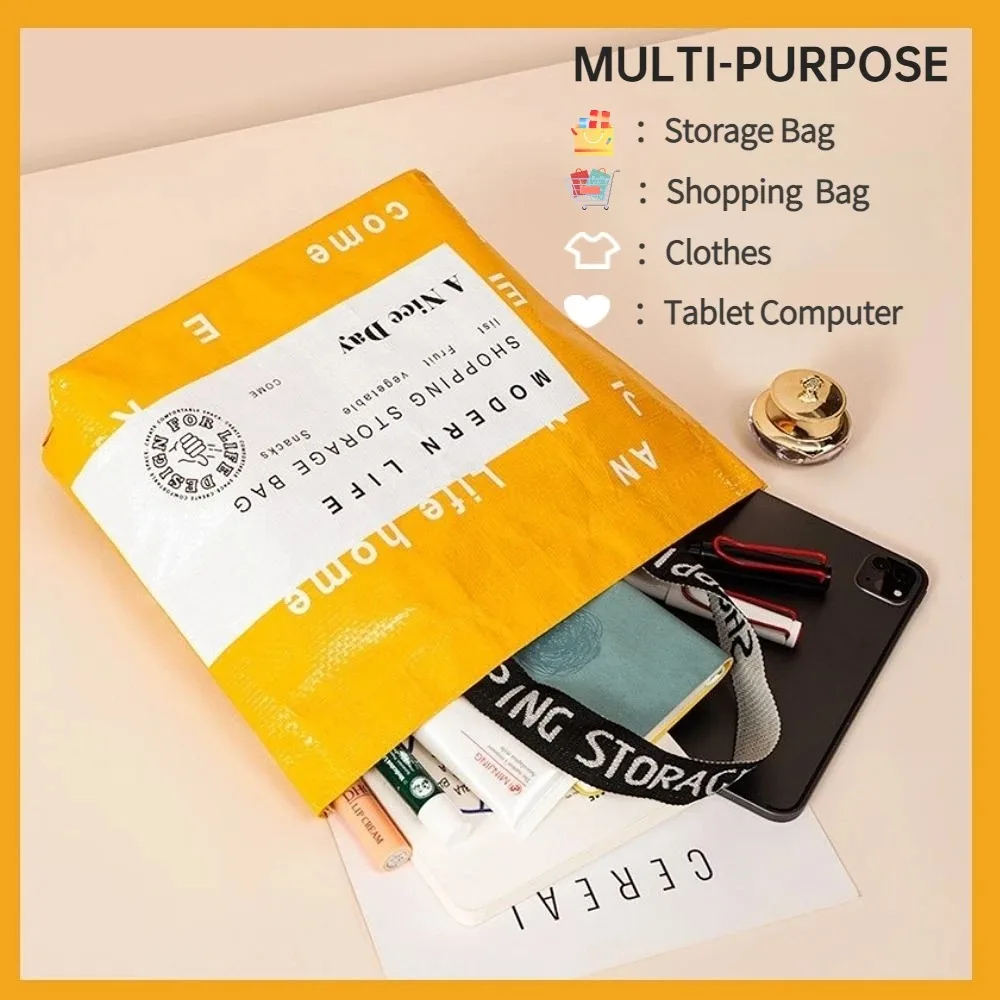 Водонепроницаемая сумка большой емкости для покупок в супермаркете портативная