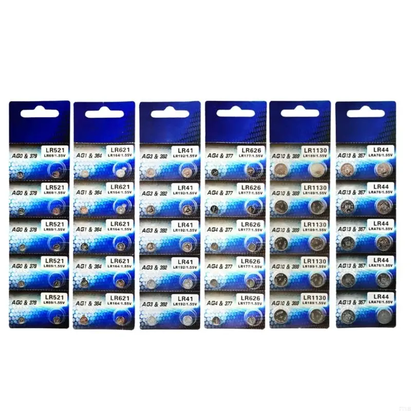 Фото 77UB LR521/LR621/LR41 Батареи 1.555555Valkaline Coin Actentals для безопасности окружающей среды №1