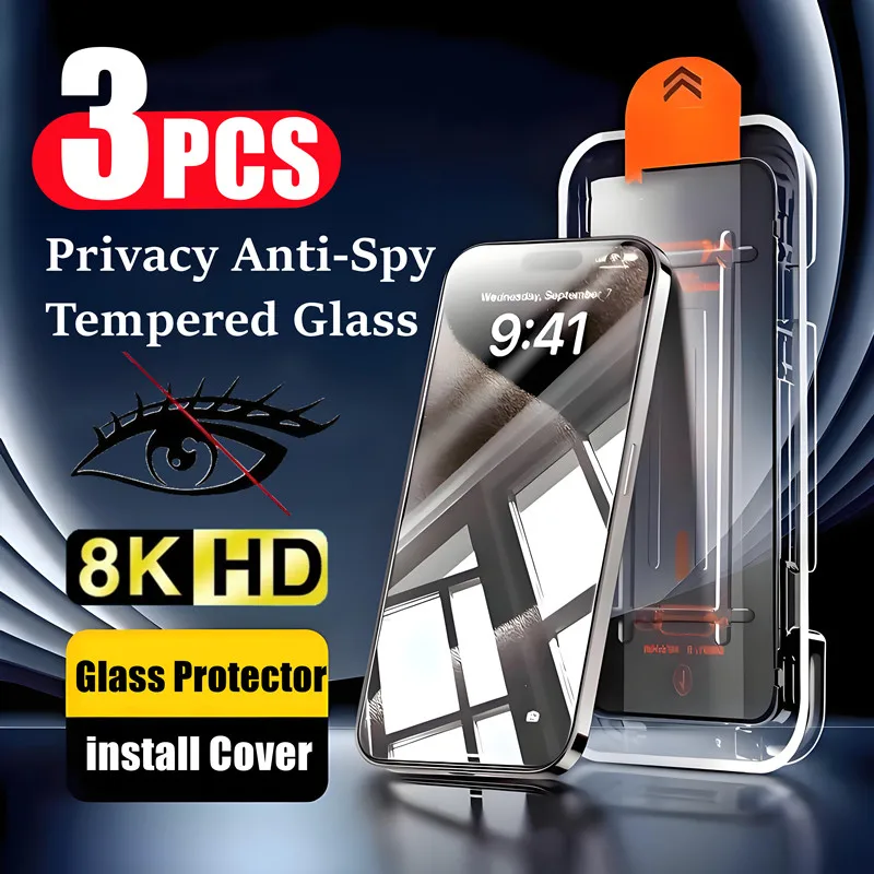 3 шт. защитная пленка для IPhone 16 15 14 13 12 11 Pro Max XR X XS