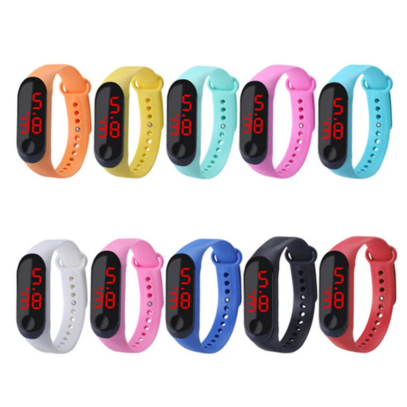 

LED Digital Screen Wrist Watch Bracelet Outdoor Sport Watch For Men Women Unisex Boys Girls Kids